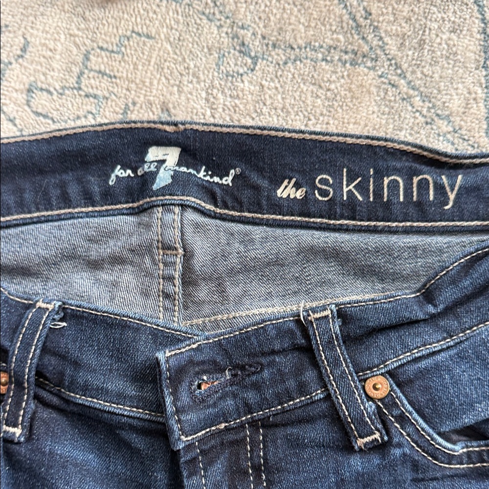 7 For All Mankind Women's Skinny Jeans - Indigo